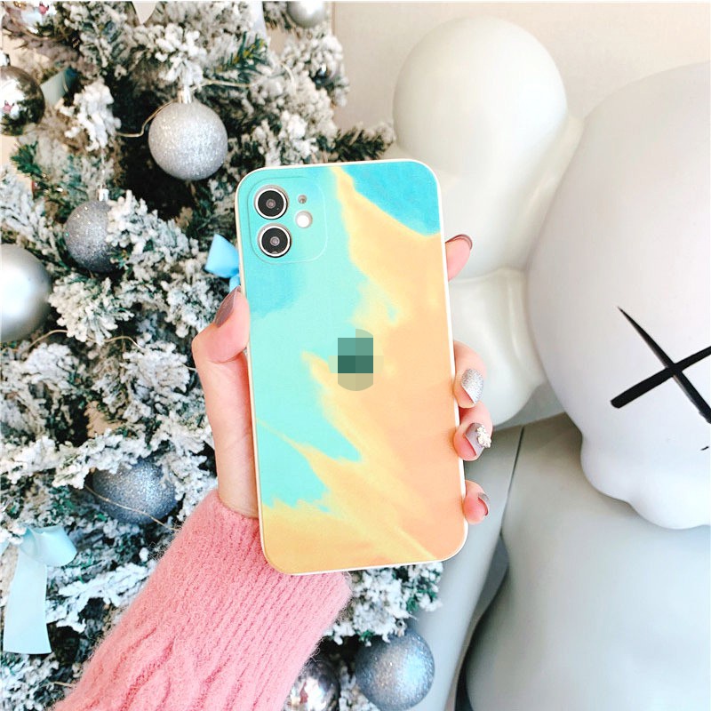 Ốp lưng iphone Color Mojito cạnh vuông BVC 6/6plus/6s/6splus/7/7plus/8/8plus/x/xs/11/12/pro/max/plus/promax/case/awifi