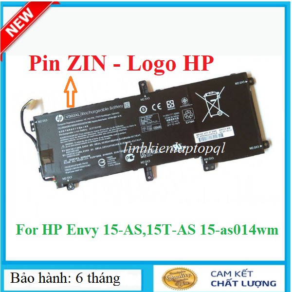 Pin Laptop HP Envy 15-AS,15T-AS 15-as014wm VS03XL