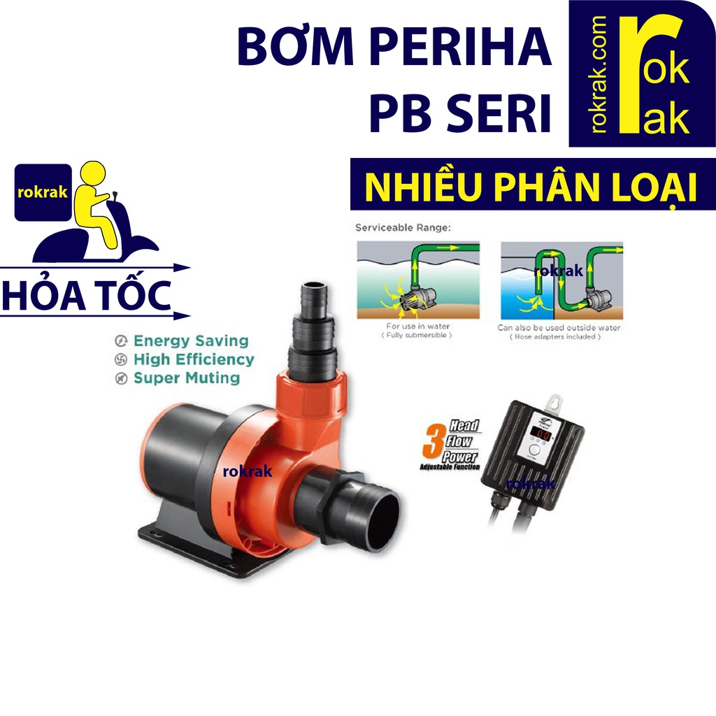 Máy bơm hồ cá Periha PB SERIES PB-5000 7000 9000 10000 12000 14000 16000 18000 20000 23000 25000