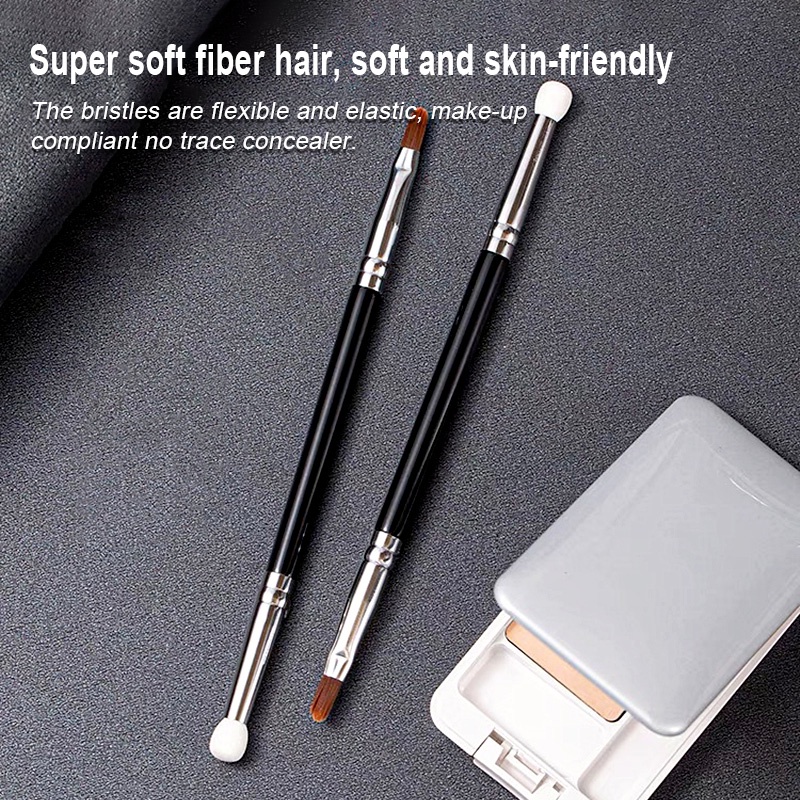 Cọ một đầu/hai đầu SUAKE Maogeping có đầu bông mút thích hợp làm cọ che khuyết điểm mắt