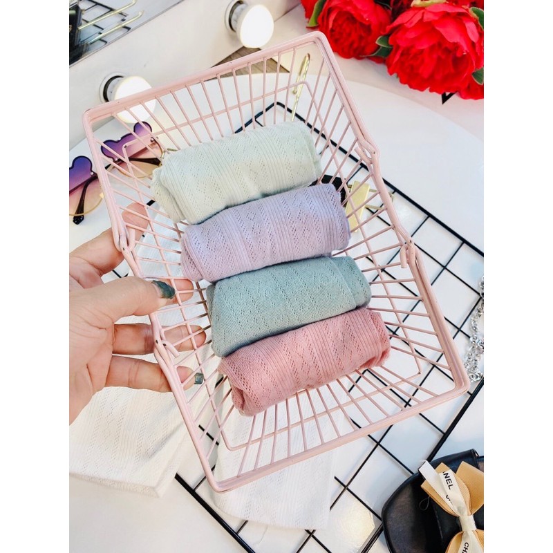 Quần legging lửng bé gái thông hơi chất cotton mềm mát size 7-20 kg