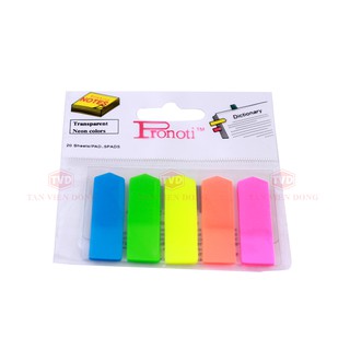 Giấy phân trang mũi tên 5 màu