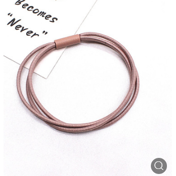 Dây buộc tóc co giãn thiết kế đơn giản dành cho nữ