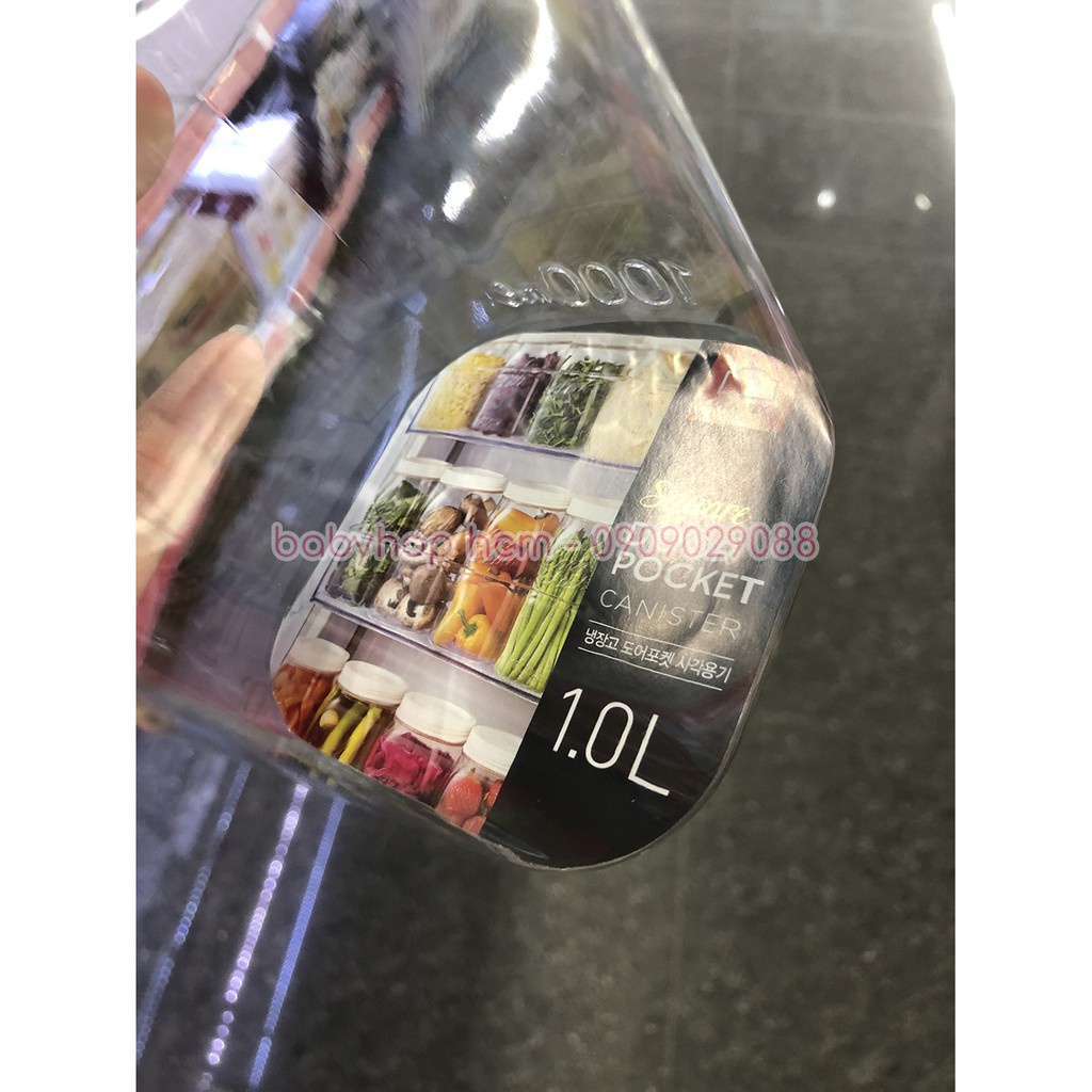 Hộp bảo quản thực phẩm Lock&Lock Door Pocket HTE530 750ML, HTE531 1L, HTE532 1.3L - BABYHOPSG