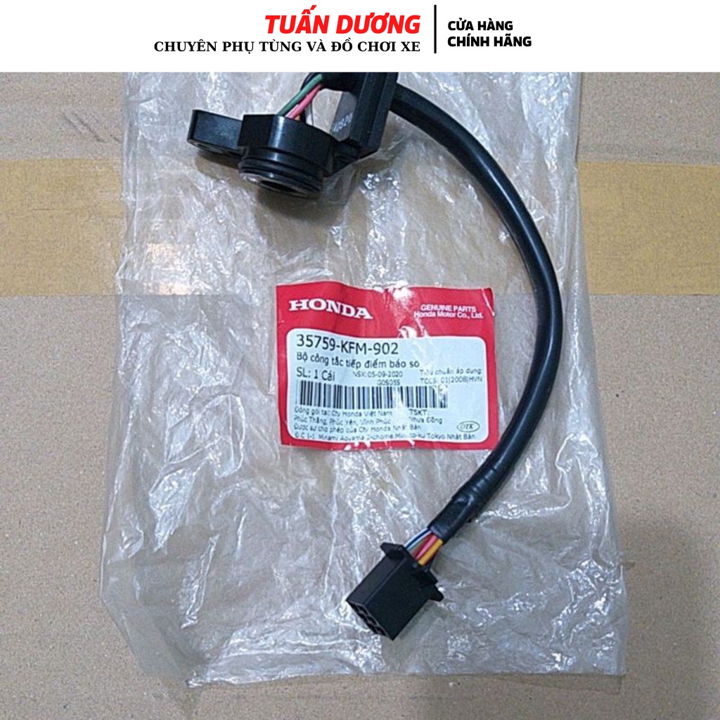 Bộ công tắc tiếp điểm báo số wave anpha/ wave nhỏ , wave zx các đời 2000-2005 [ CHÍNH HÃNG ]