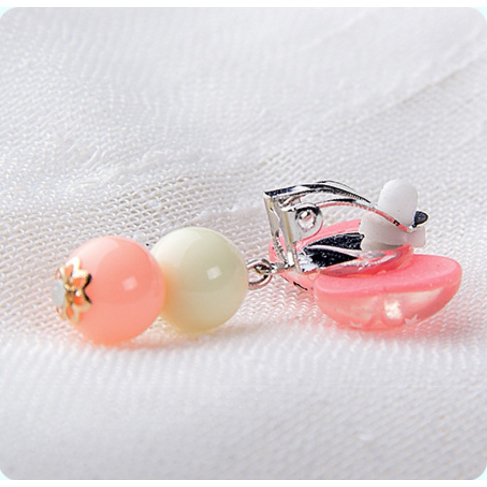 Bộ Khuyên Tai Họa Tiết Hoạt Hình Công Chúa Elsa Dễ Thương Cho Bé Gái