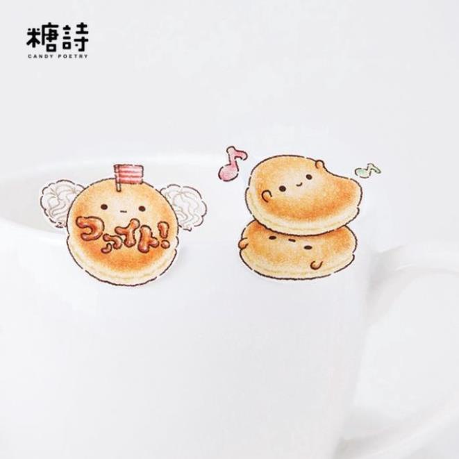 Bộ 45 sticker bánh mì E85