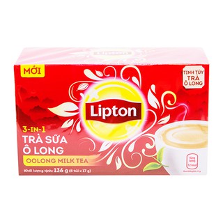 TRÀ SỮA Ô LONG LIPTON 136G ( 8 TÚI X 17G)