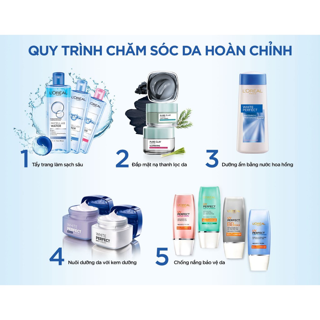 Nước Tẩy Trang L'oreal Refreshing Dành Cho Da Dầu, Da Nhạy Cảm