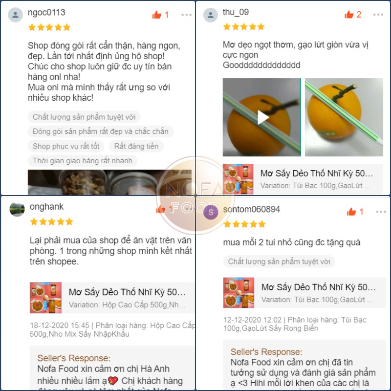 600G Mơ sấy dẻo không đường NOFA căng mọng nước Hàng nhập khẩu Thổ Nhĩ Kỳ | BigBuy360 - bigbuy360.vn