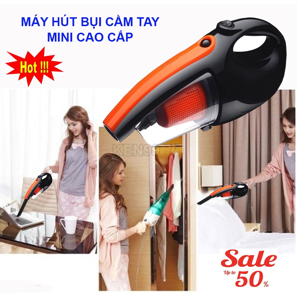 Máy hút bụi 0.6L (3C) Công Suất Hút Bụi 600W, Hút Nhiều Bụi Bẩn, Thiết Kế Nhỏ Gọn Dễ Dàng Di Chuyển