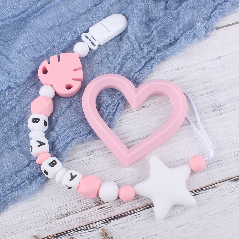 Bộ 5 Kẹp Núm Vú Giả Linh Hoạt Cho Bé Tắm