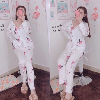 Bộ Pijama lụa cao cấp