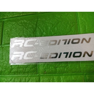 Bộ tem dán phuộc xe RC Edition crôm bóng New