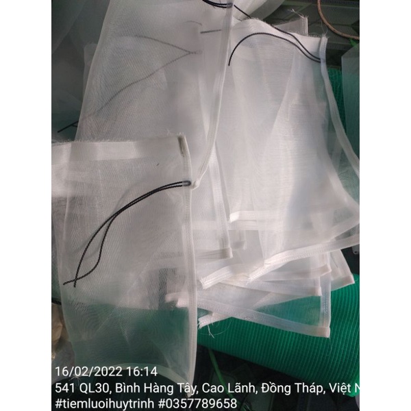 Túi đựng, bắt rắn, lươn 25x40cm, 50x70cm Loại Dày lưới 1li