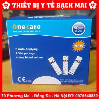 Que Thử Đường Huyết Onecare [Hộp 50 Que