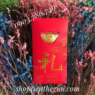 BAO LÌ XÌ CHO NĂM MỚI ĐỘC ĐÁO VỚI HÌNH THỎI VÀNG – TV32114