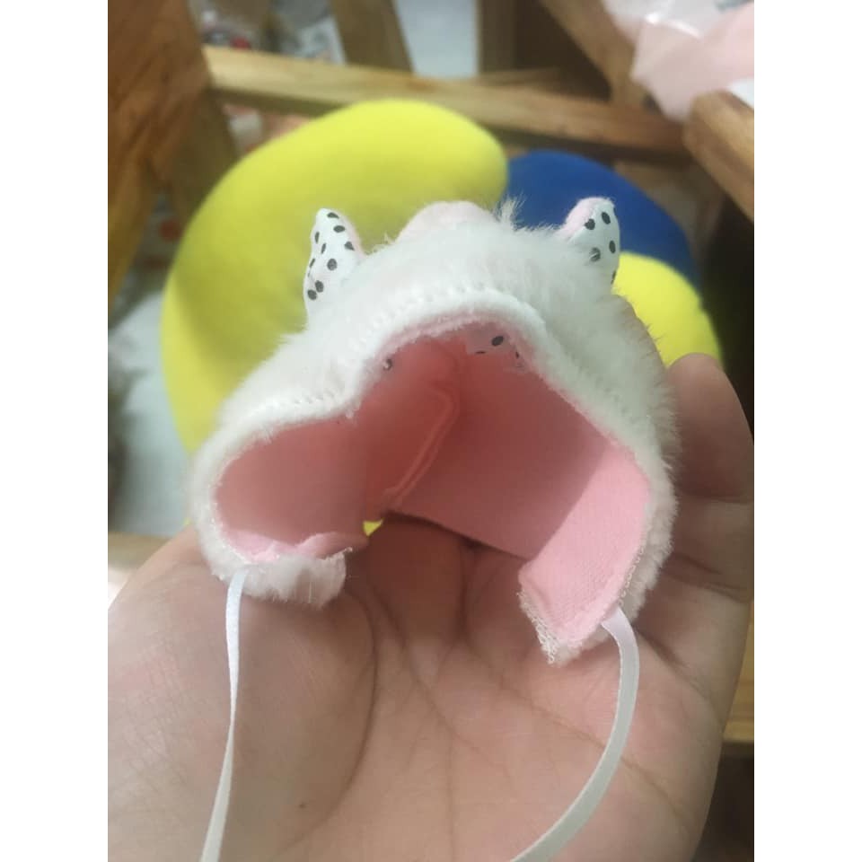 Nón tai mèo cho Bjd 1/8, 1/6, Nendoroid, Holala, Baboliy