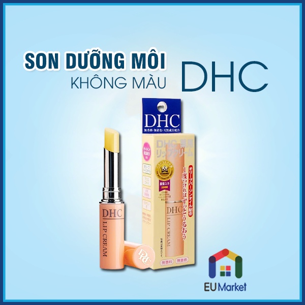 Son Dưỡng Môi DHC Lip Cream 1,5g - Bản Không Màu, Làm Mềm, Giảm Thâm, Hồng Môi