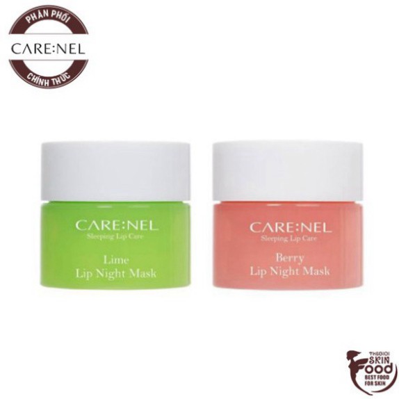 [Mini 5g] Mặt Nạ Ngủ Môi Carenel Berry Lip Night Mask 5g Y50