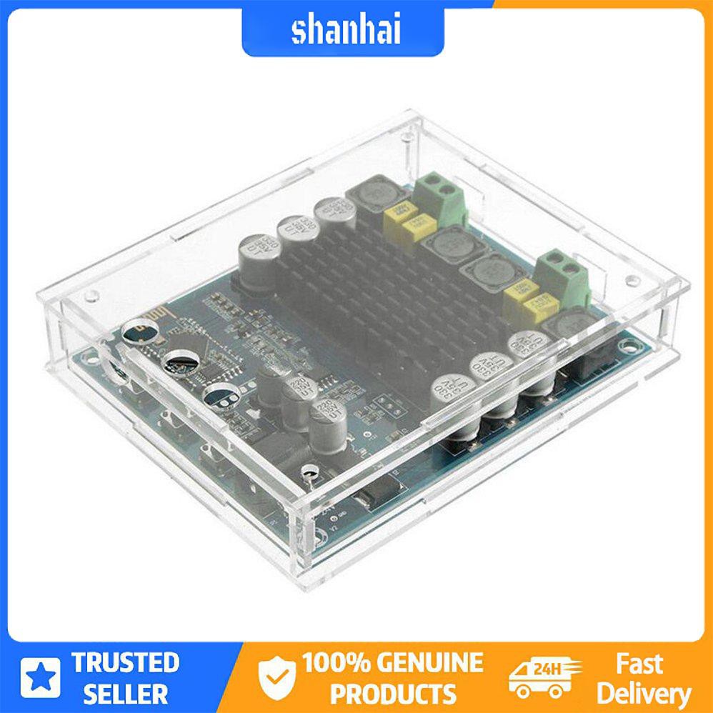 TPA3116D2 120Wx2 Bộ khuếch đại bộ thu âm thanh kỹ thuật số BT 4.0 Hộp acrylic DIY