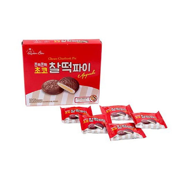 Bánh Choco Charlteok Pie Queen Bin Hàn Quốc 310gr