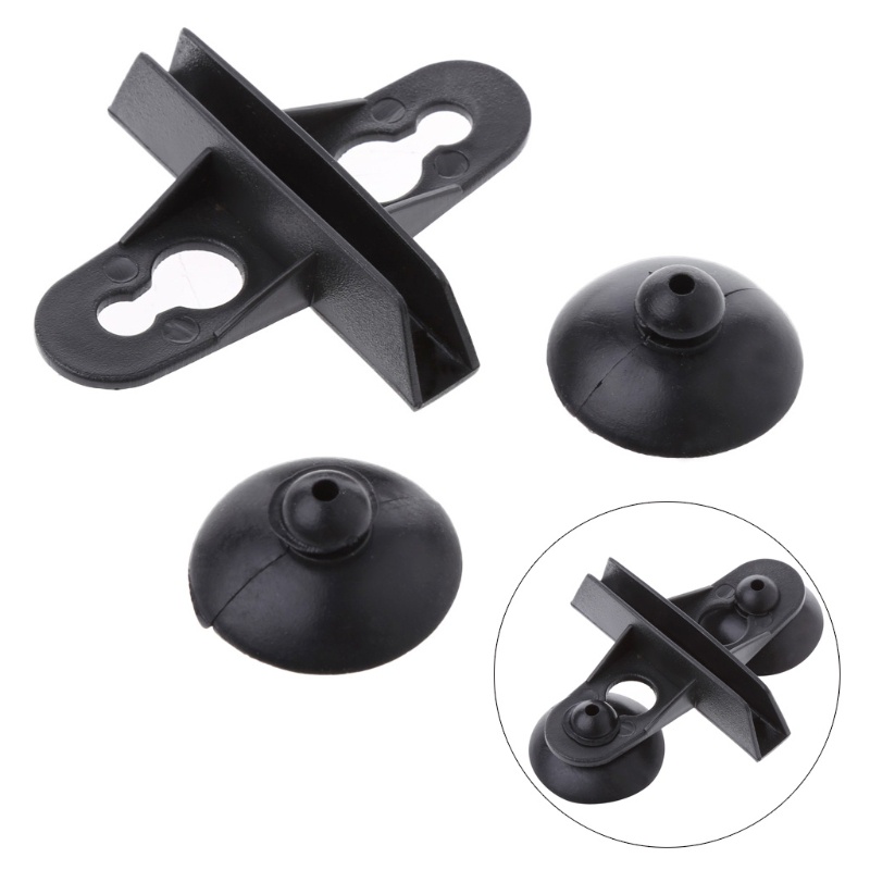 Bộ 5 Tấm Ngăn Cách Ly Bằng Nhựa Màu Đen Có Giác Hút Cho Bể Cá