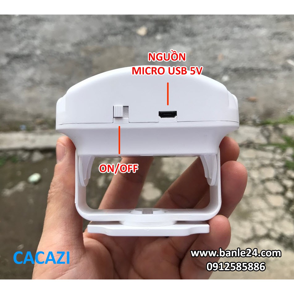 Chuông báo khách, báo động hồng ngoại không dây Cacazi