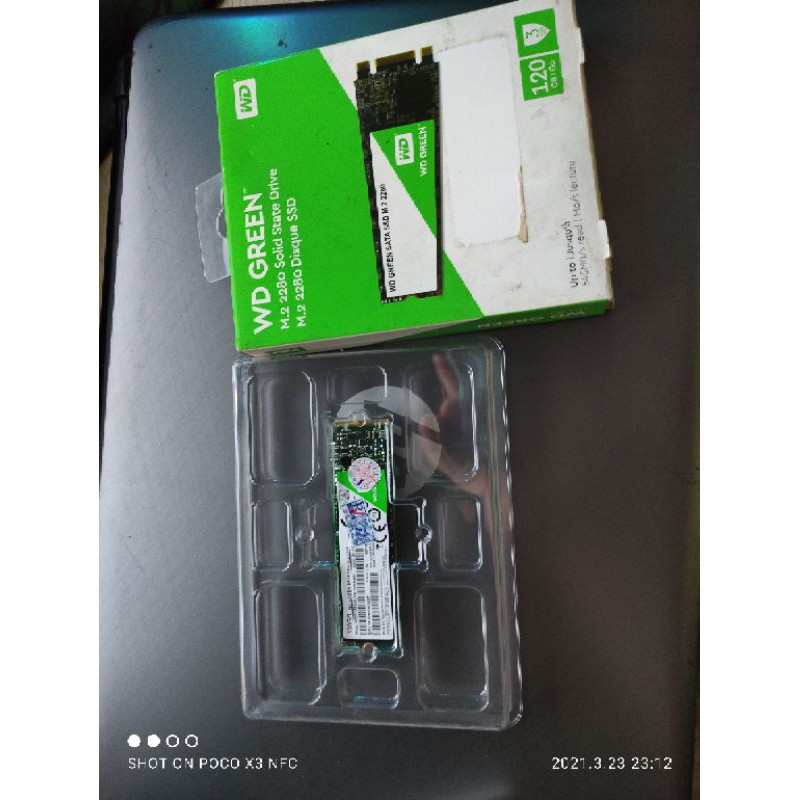 Ổ cứng SSD 120GB WD GREEN M.2 còn BH 9/2023