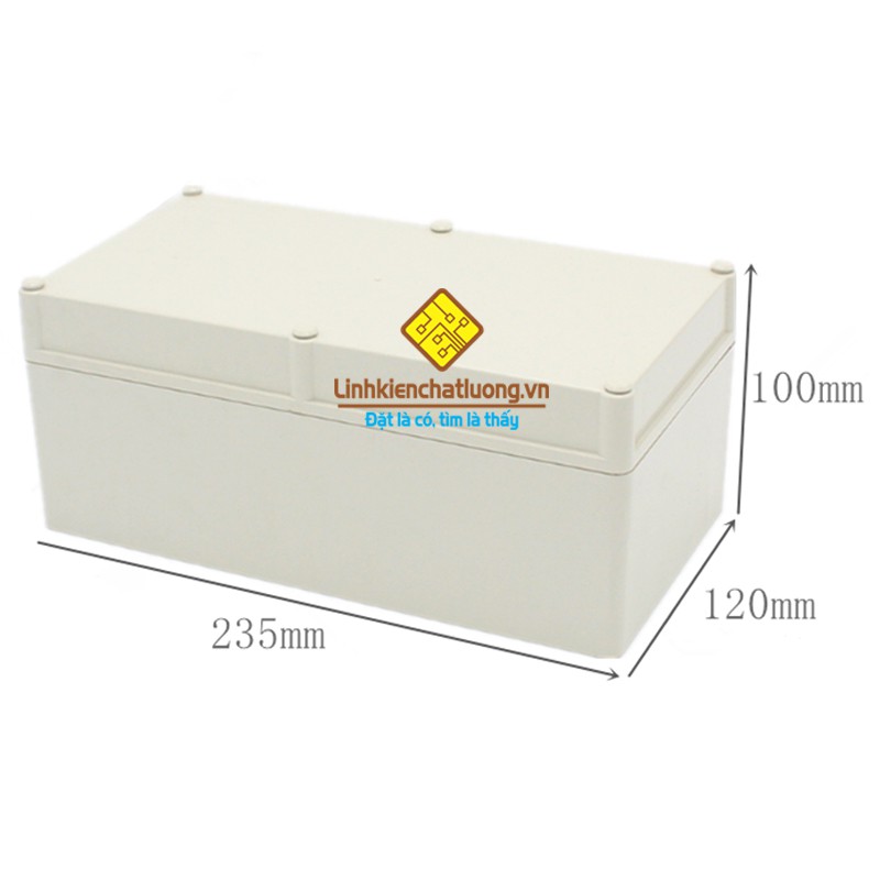 Hộp nhựa 235x120x100mm chống ẩm