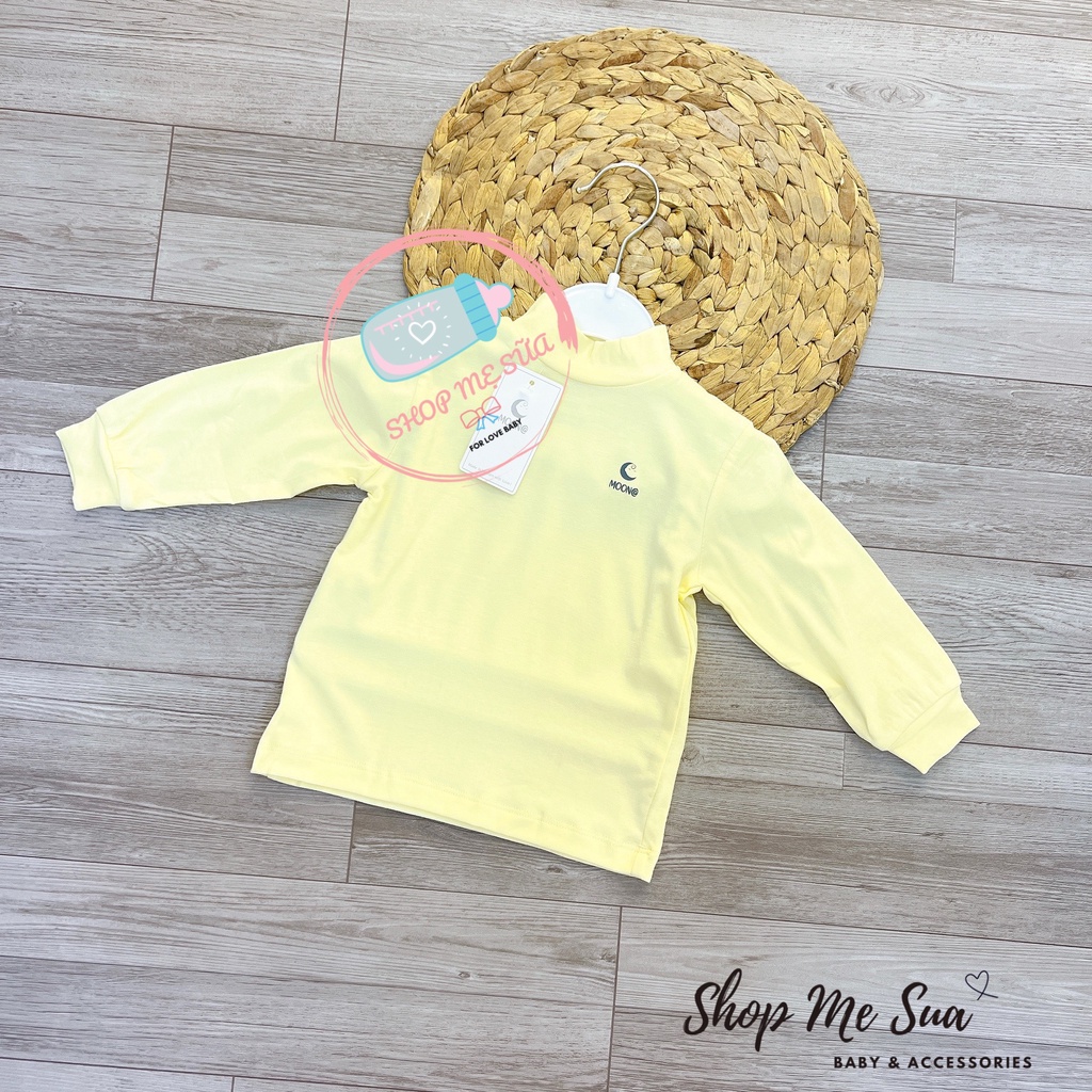 [MOON] Áo Giữ Nhiệt Cổ 3 Phân Giữ Ấm Cho Bé Hàng Chính Hãng