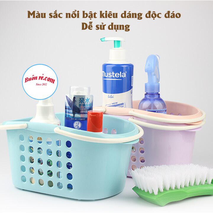 Giỏ đựng đồ đa năng có quai cầm 3 size Nhựa Việt Nhật