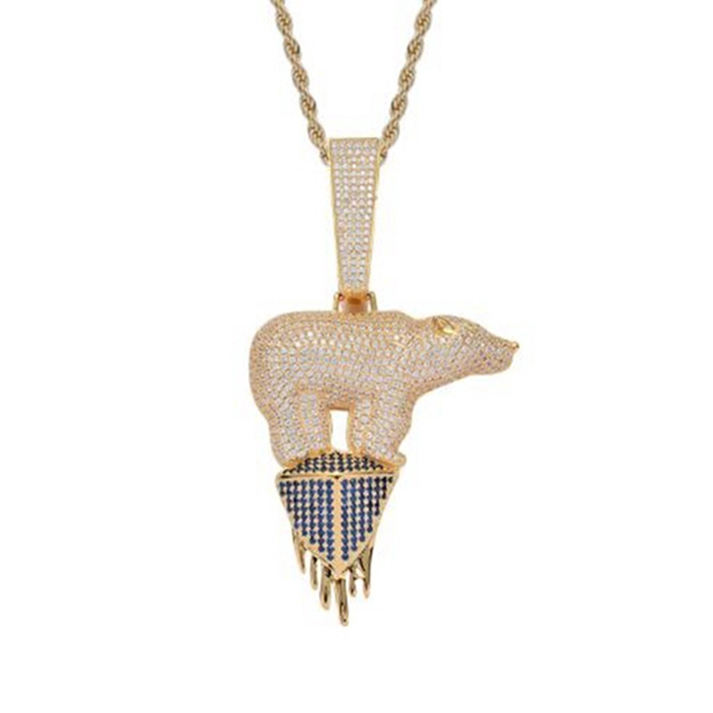 Vòng cổ mặt thú phong cách Hip hop