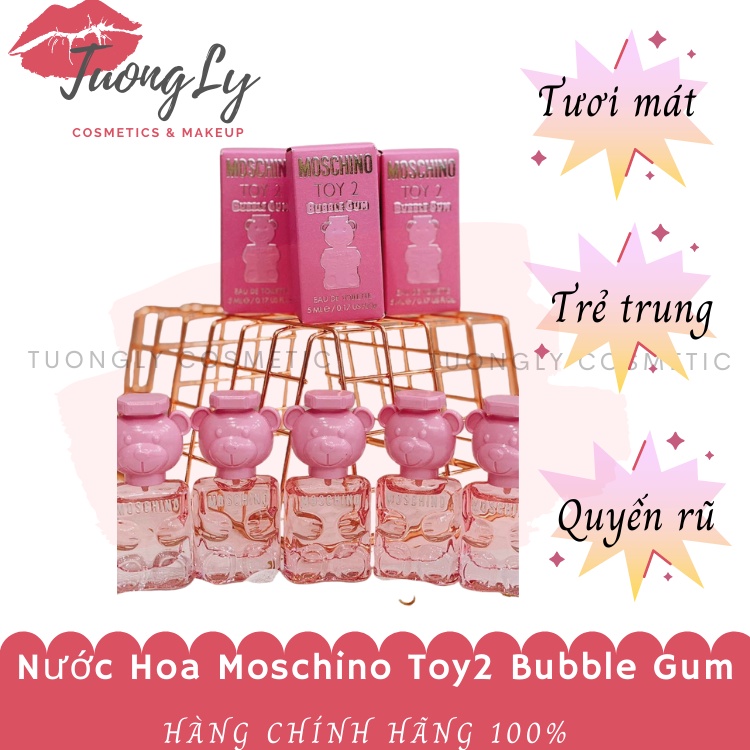 Nước hoa mini MOSCHINO hồng TOY 2 BUBBLE GUM 5ml
