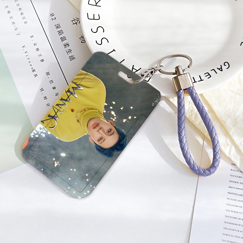 Bao Đựng Thẻ ID/Thẻ ID/Thẻ Xe Buýt Có Nắp Trượt Kiểu KPOP Stray Kids Dễ Thương Cho Học Sinh