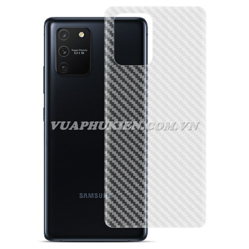 Tấm dán vân Carbon 3D mặt lưng cho Samsung Galaxy S10 Lite, S10e, S10 5G, A9 (2018), A8 (2018), A7 (2018), A8 Plus 2018