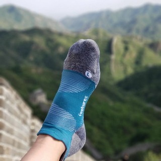 Tất cổ ngắn Feetures siêu bền độ dày trung bình - Vớ xuất khẩu khử mùi kháng khuẩn
