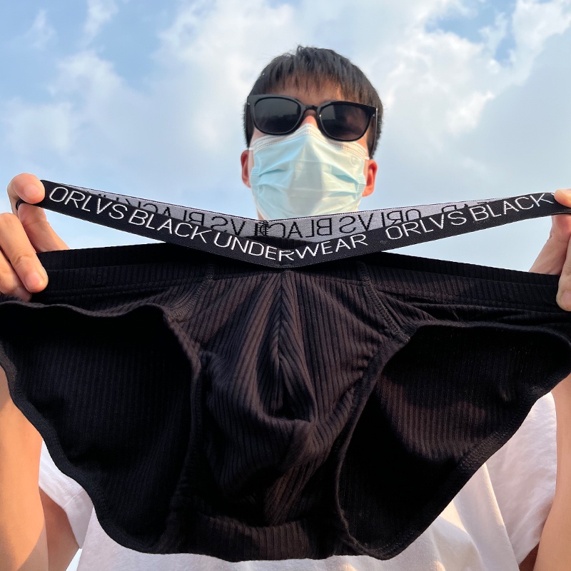 Quần Lót Cotton Lưng Thấp Thoáng Khí Thời Trang Cho Nam OR6251