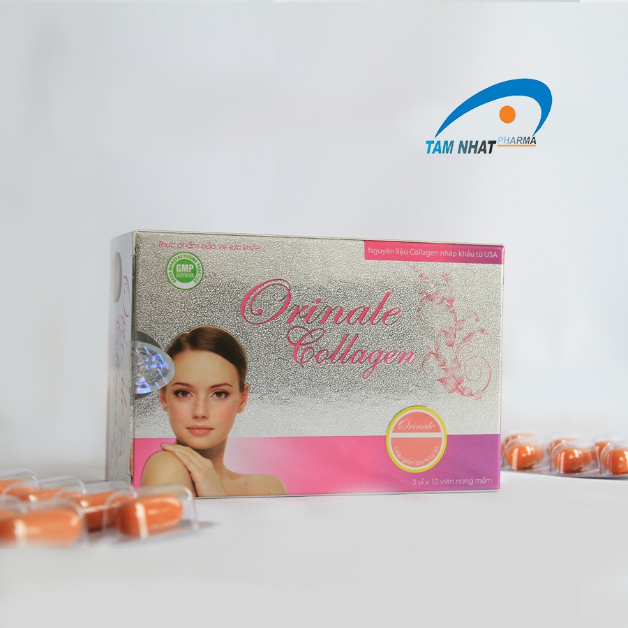 Viên uống trắng da ORINALE COLLAGEN – Chăm sóc da toàn diện – Giảm thâm nám – Ngừa nếp nhăn