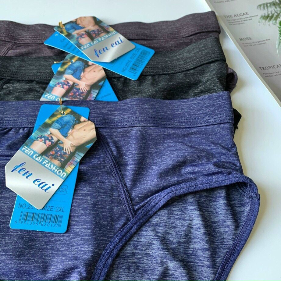 Quần Lót Nam Tam Giác Thun Lạnh Muối Tiêu Cao Cấp Co Dãn 4 Chiều 5038