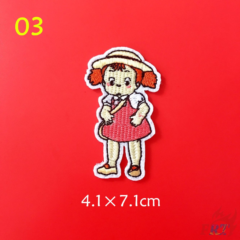 Miếng vá ủi trang trí quần áo họa tiết nhân vật Totoro dễ thương