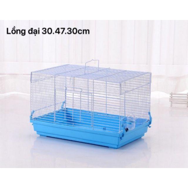 (HOẢ TỐC HCM)Lồng, chuồng sắt size đại 47x30x30 cho hamster, thỏ, bọ, nhím ....