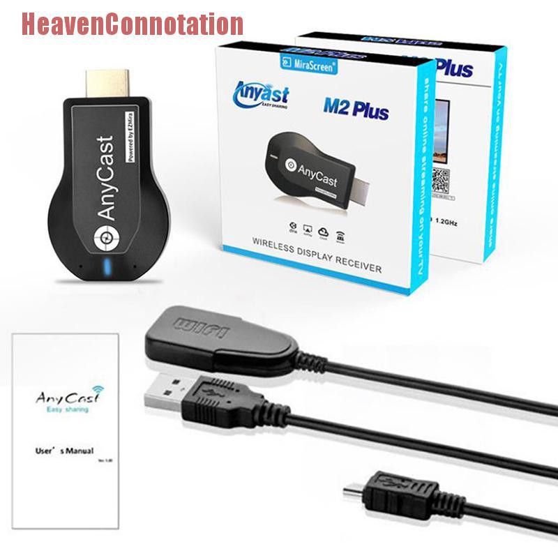 Thiết Bị Chia Sẻ Hình Ảnh Qua Wifi Hcn Anycast Miracast Airplay Hdmi 1080p Tv Usb Hn