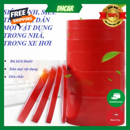 Băng keo 3M - băng dính 3M 2 mặt cường lực siêu dính, băng dính chính hãng 3M