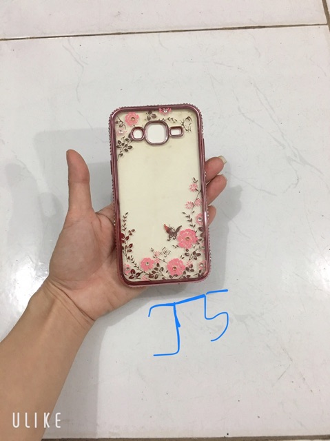 Ốp hoa đính đá viền sam sung J5 (2015)