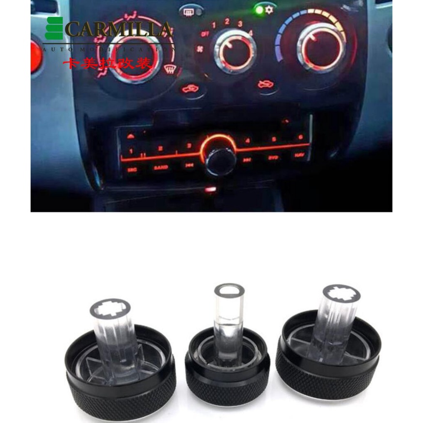 Set 3 Núm Vặn Điều Chỉnh Nhiệt Độ Cho Mitsubishi Triton 2006-2014 Acc.
