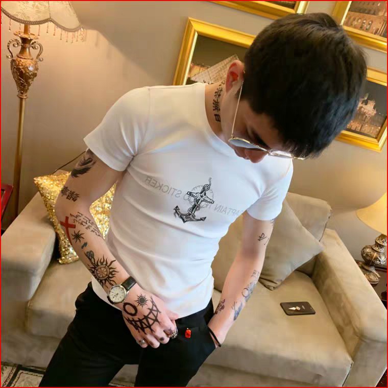 ÁO THUN TEEN _ ÁO THUN NAM _ ÁO THUN SOÁI CA IN HÌNH MỎ NEO