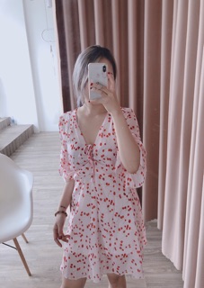 Đầm voan hoa nhí