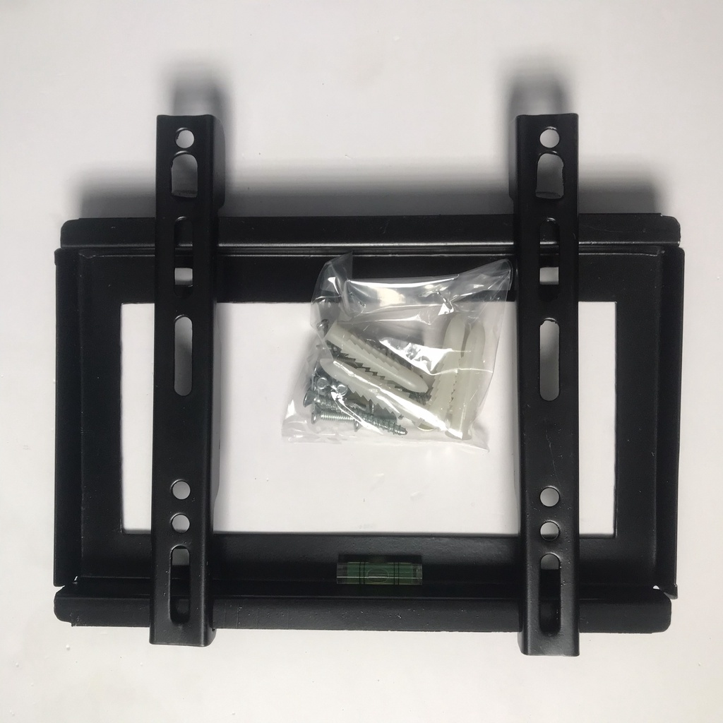 Giá treo tivi có Nivo cân bằng treo cố định hỗ trợ kích thước tivi 14-65 inch đi kèm ốc vít