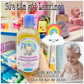 Sữa tắm gội 2in1 Lansinoh 250ml